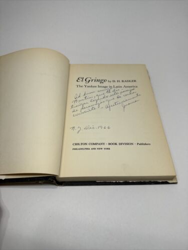 D.H. Radler El Gringo The Yankee Image in Latin America 1962 HCDJ First Edition