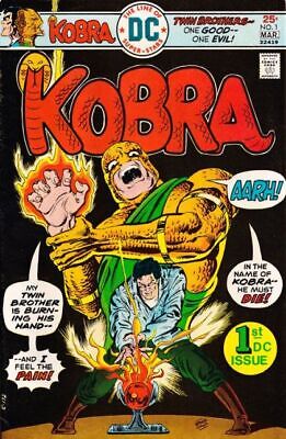 DC Comics Kobra #1 1976 4.0 VG 🔑