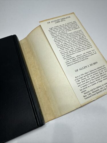 August Derleth The Chronicles of Solar Pons 1973 HCDJ First Edition VG/G