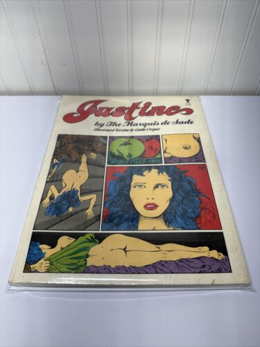 Justine By The Marquis De Sade, Illustrated Guido Crepax Paperback 1981 VG+