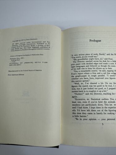 Peter DICKINSON / Walking Dead 1st Edition 1977