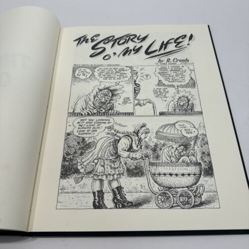 SIGNED Robert R. Crumb The Story O' My Life 1990 HCSC First Edition 169/200 VG+