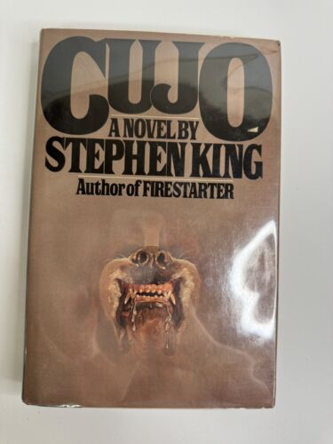 Stephen King Cujo 1981 HCDJ First Edition 1st Printing $13.95 VG+