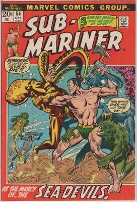 Marvel Comics Sub-Mariner Vol 1 #54A 1972 5.0 VG/FN