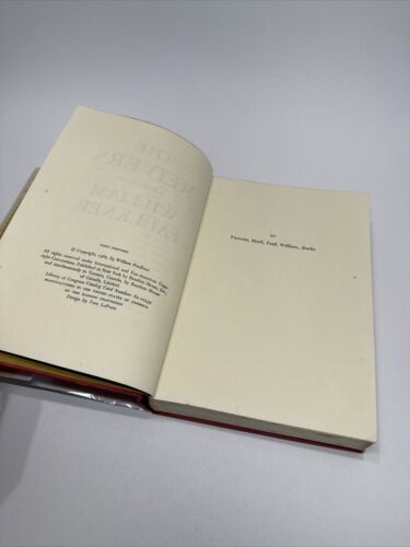 William Faulkner The Reivers 1962 HCDJ First Edition 1st Printing VG/VG