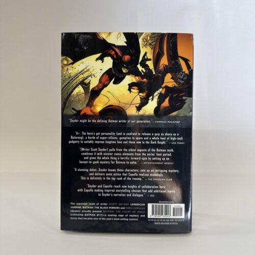 Batman Volume 1 the Court Of Owls - Scott Snyder Grey Capullo