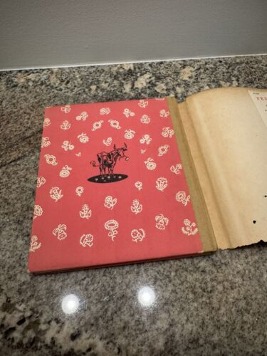 SIGNED Munro Leaf The Story of Ferdinand 1936 HCDJ First Edition 1938 Printing