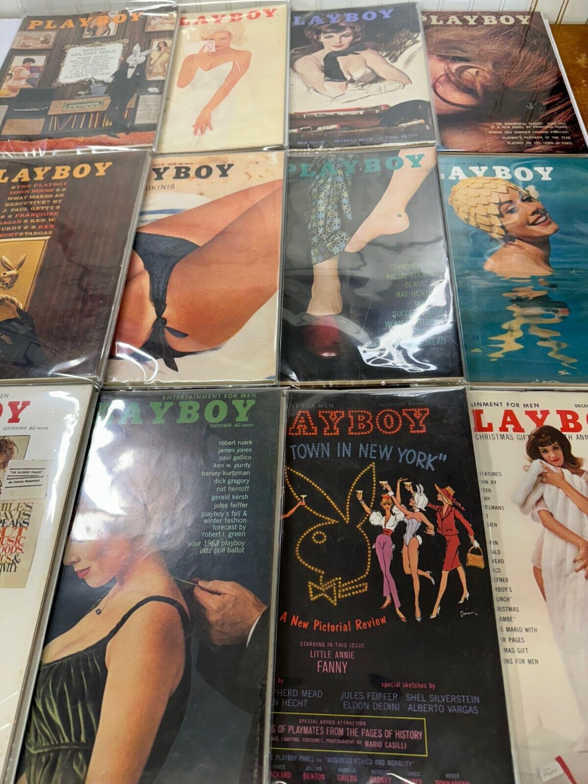 Playboy Magazine, 1962 - Pick Your Issue, Actual Item Photos - G/VG/F
