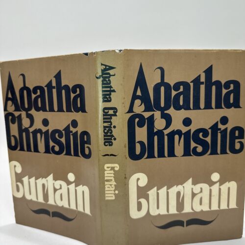 Agatha Christie CURTAIN 1975 1st Edition 3rd Printing HC/DJ