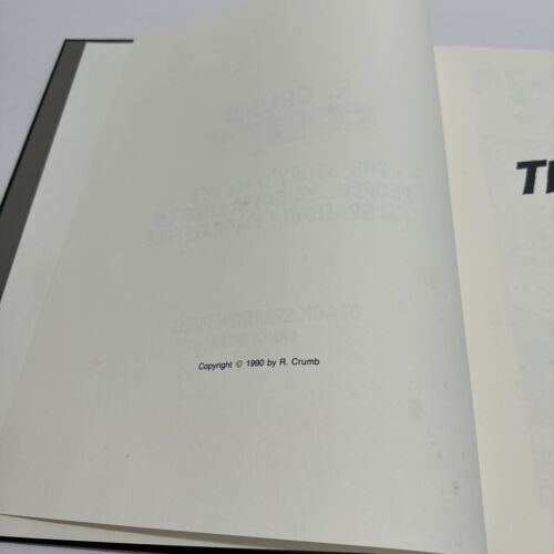 SIGNED Robert R. Crumb The Story O' My Life 1990 HCSC First Edition 169/200 VG+