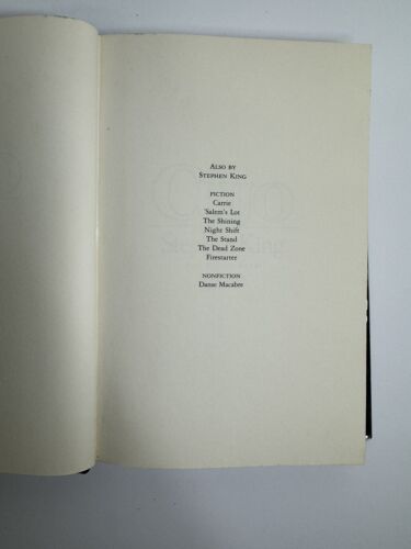 Stephen King Cujo 1981 HCDJ First Edition 1st Printing $13.95 VG+