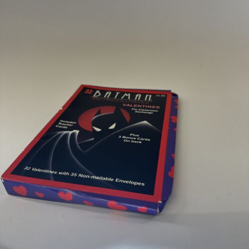 1992 Batman The Animated Series Valentines Cards