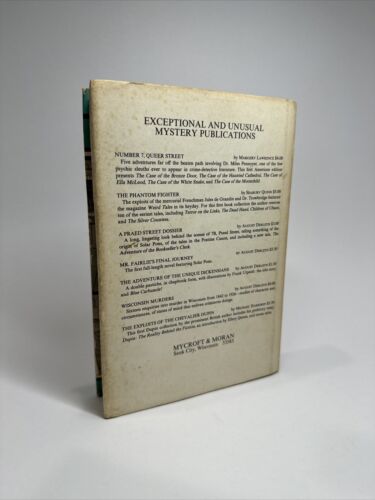 August Derleth The Chronicles of Solar Pons 1973 HCDJ First Edition VG/G