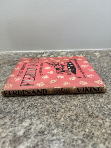 SIGNED Munro Leaf The Story of Ferdinand 1936 HCDJ First Edition 1938 Printing