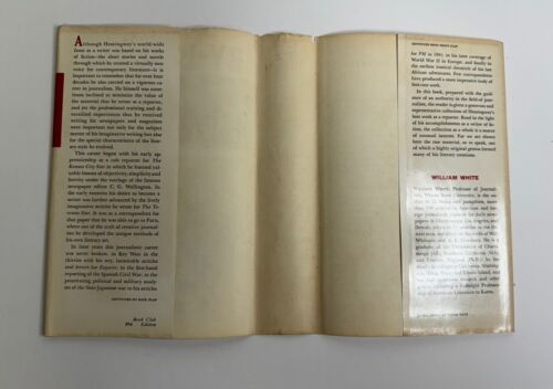 BY-LINE: ERNEST HEMINGWAY 1967 HC/DJ William White First Edition