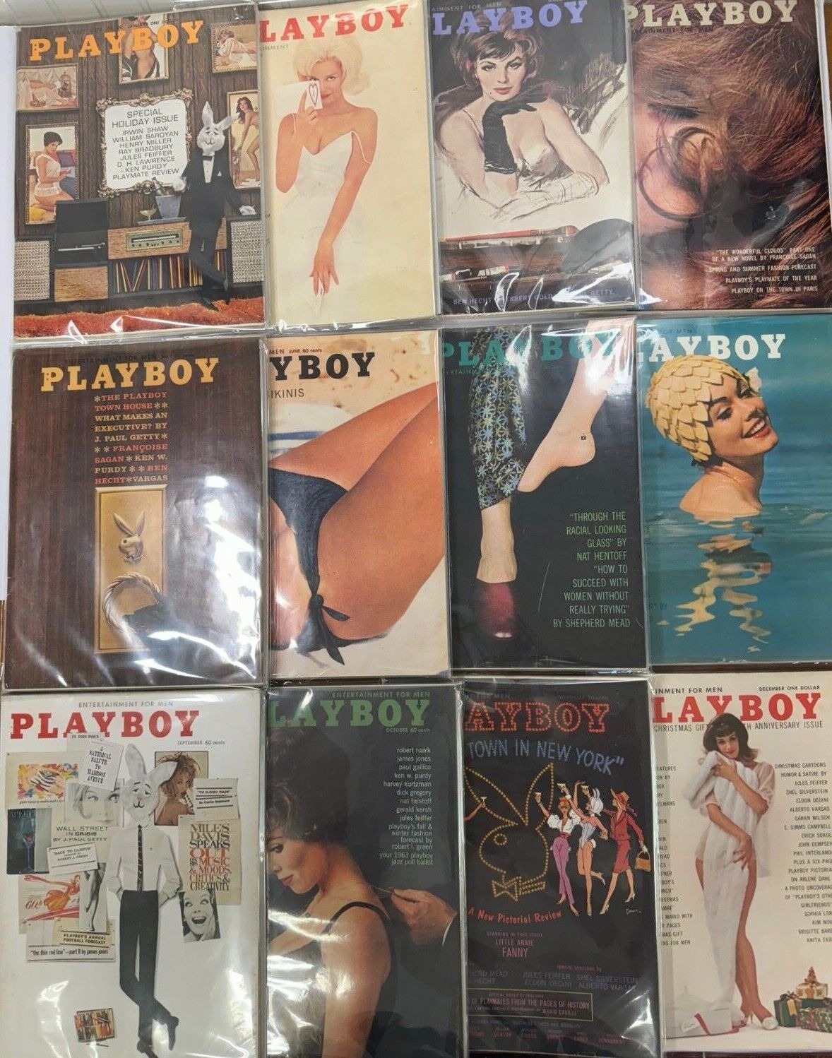Playboy Magazine, 1962 - Pick Your Issue, Actual Item Photos - G/VG/F