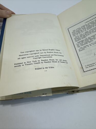 1950 The Pony Express by Samuel Hopkins Adams Landmark Hardcover Book 1st Ed.