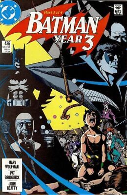 DC Comics Batman Vol 1 #436A 1989 6.0 FN 🔑