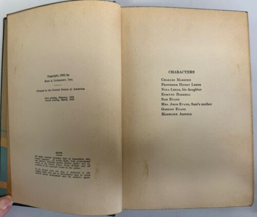 Eugene O'Neill 3 Plays: Anna Christie, All God's Chillun Diff'rent, 1925 1st/3rd