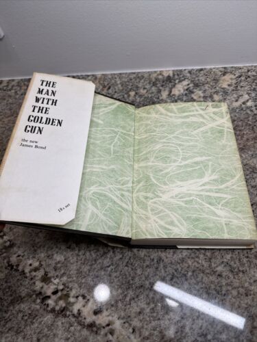 Ian Fleming The Man With The Golden Gun 1965 HCDJ UK First Edition 1st Print VG+