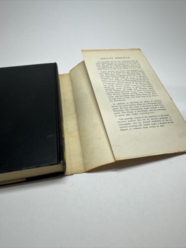 August Derleth The Memoirs of Solar Pons 1951 HCDJ First Edition VG+
