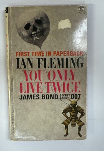 You Only Live Twice, James Bond, Ian Fleming, Paperback, 1964 Second Printing
