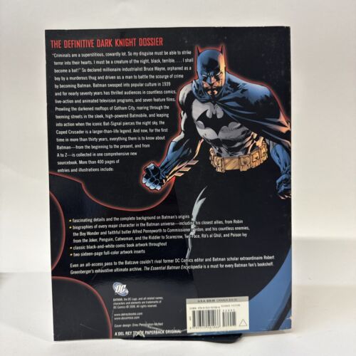 The Essential Batman Encyclopedia Paperback Book
