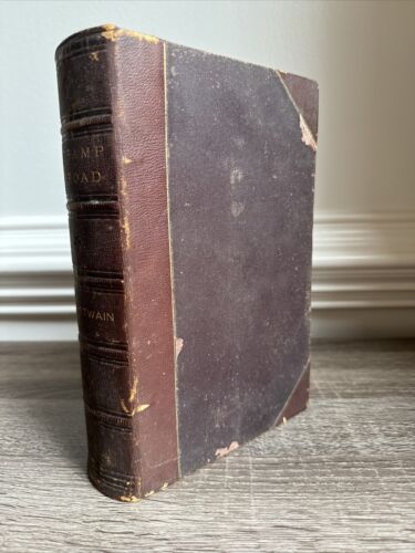Mark Twain A Tramp Abroad 1880 HC First Edition 1st Print Publisher Morocco A/G