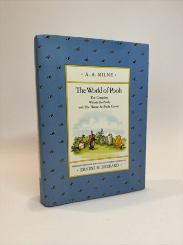 A. A. Milne The World of Pooh Complete Winnie-the-Pooh…House…Corner 1985 HCDJ VG