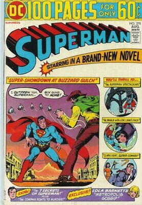 DC Comics Superman Vol 1 #278 1974 5.0 VG/FN