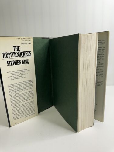 Stephen King The Tommyknockers 1987 HCDJ First Edition 1st Printing VG