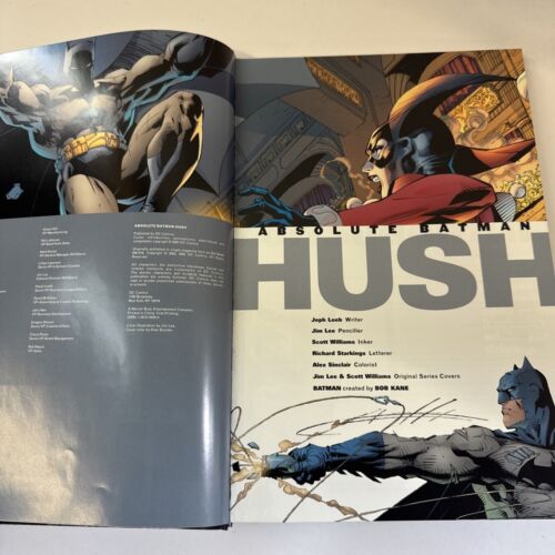 Absolute Batman Hush Complete 12 Part Saga Hardcover DC Direct Loeb Lee Williams