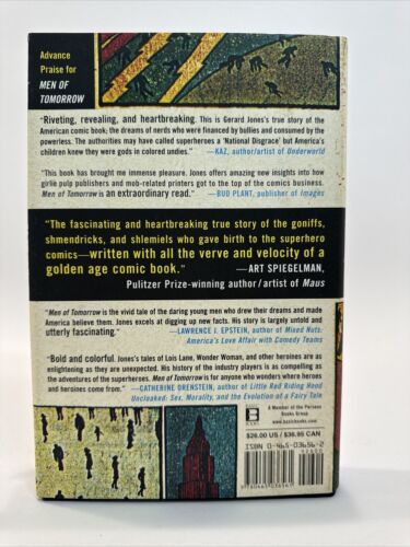 Men of Tomorrow : Geeks, Gangsters, and the Birth of the Comic Book by Gerard...