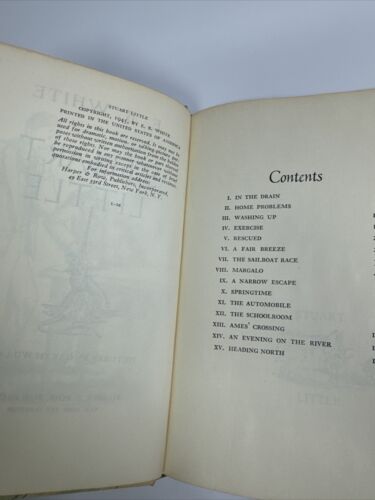 Stuart Little - E. B. White (Harper Blue Ribbon HC edition, 1962) "L-M”