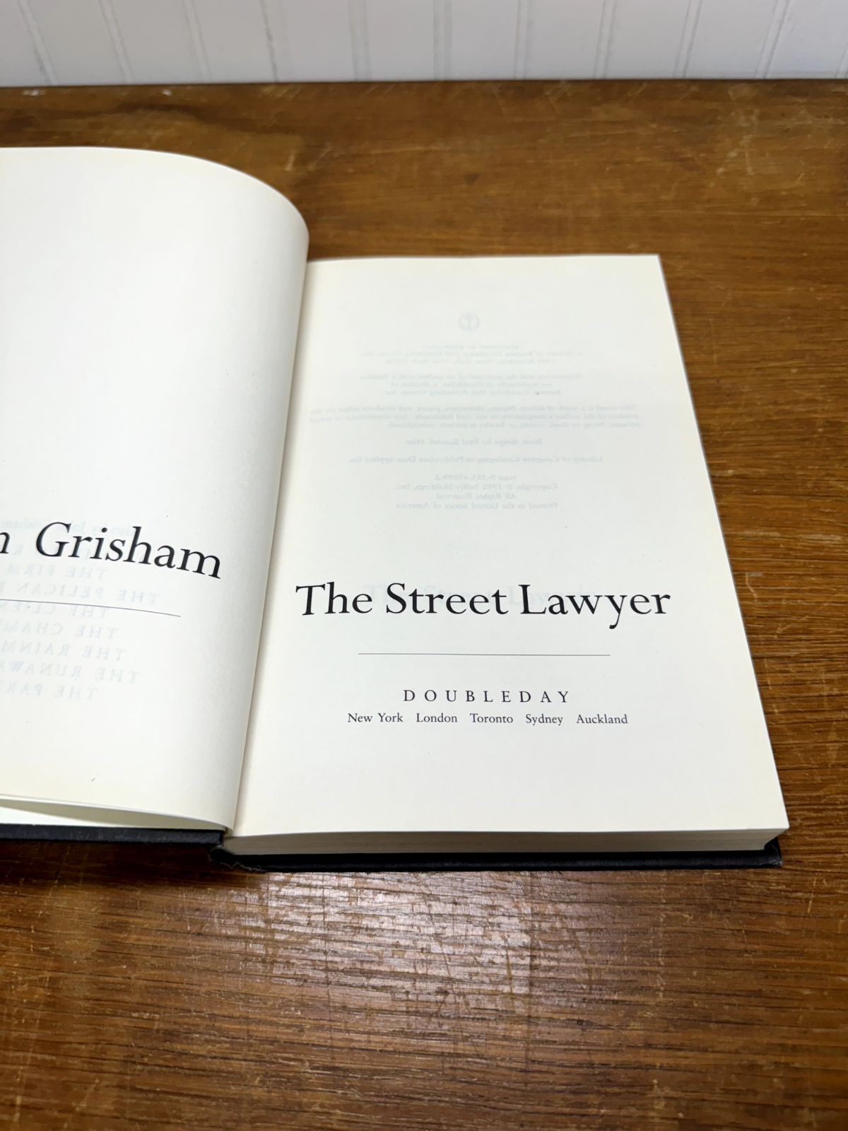 John Grisham The Street Lawyer 1998 HC First Edition BCE G+