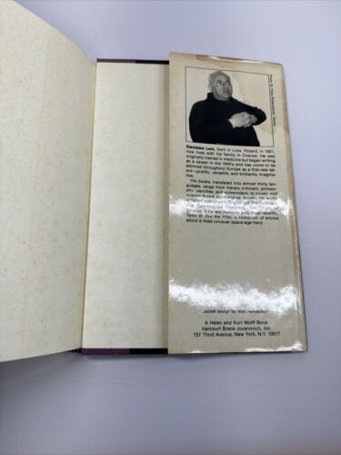 Return from the Stars Stanislaw Lem First Edition 1st Print (Harcourt, 1980) A/G