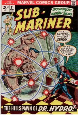 Marvel Comics Sub-Mariner Vol 1 #61A 1973 4.0 VG 🔑