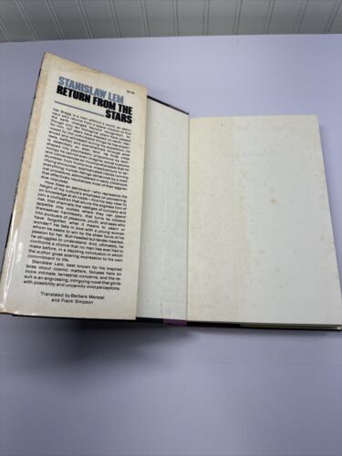 Return from the Stars Stanislaw Lem First Edition 1st Print (Harcourt, 1980) A/G