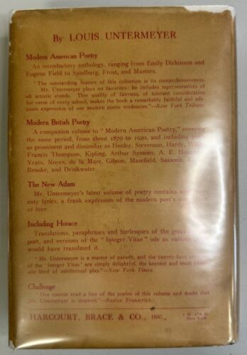 Carl Sandburg Smoke and Steel 1920 HCDJ First Edition VG