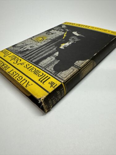 August Derleth The Memoirs of Solar Pons 1951 HCDJ First Edition VG+