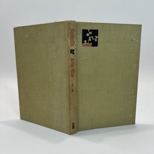 The Misfits by Arthur Miller Hardcover Vintage 1961 First Viking Edition No DC
