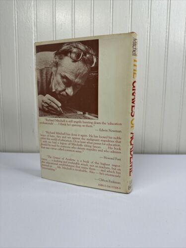 The Graves of Academe by Richard Mitchell 1981 HCDJ First Edition VG