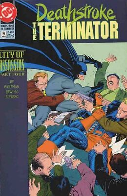 DC Comics Deathstroke The Terminator #9 1992 6.0 FN 🔑