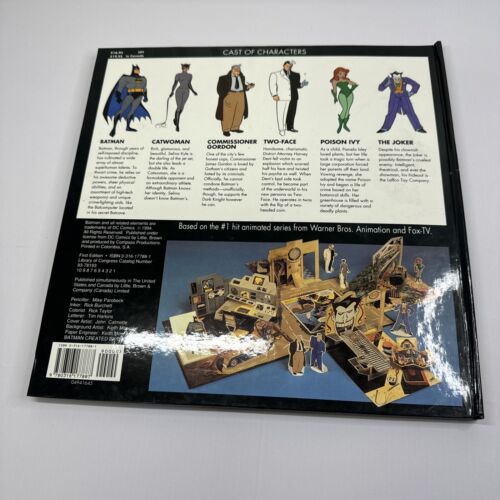 New Batman The Animated Series Pop-up Playbook by DC Comics Staff 1994
