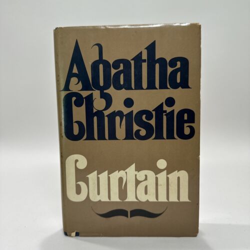 Agatha Christie CURTAIN 1975 1st Edition 3rd Printing HC/DJ