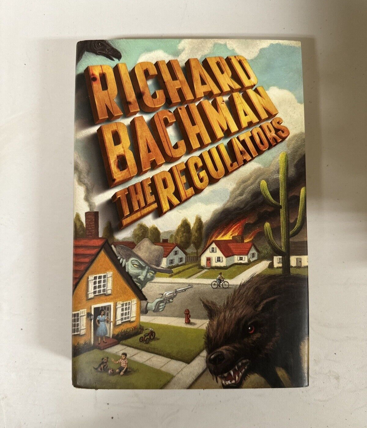 The Regulators by Richard Bachman (1996, Hardcover) DJ, First Trade Printing