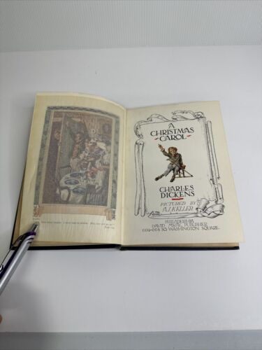 Charles Dickens A Christmas Carol 1914 HCDJ VG+