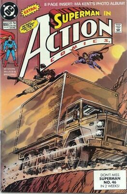 DC Comics Action Comics Vol 1 #655A 1990 7.0 FN/VF 🔑