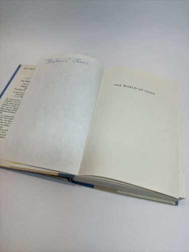 A. A. Milne The World of Pooh Complete Winnie-the-Pooh…House…Corner 1985 HCDJ VG