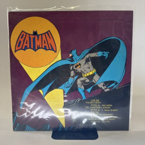BATMAN Batman LP Power Records 1975 Collection Tube #8155